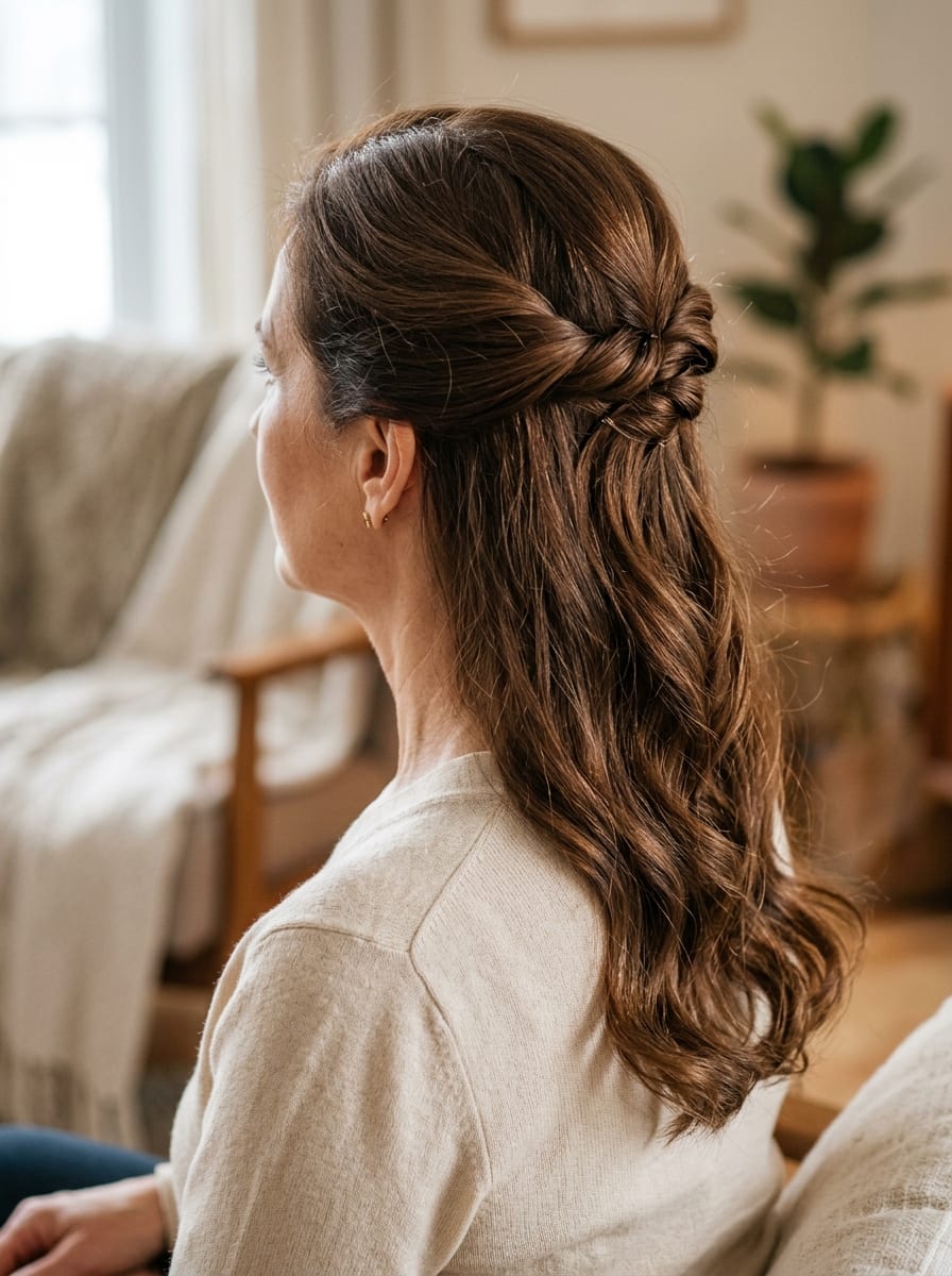 Langer Low Ponytail - Lange Haare ab 50